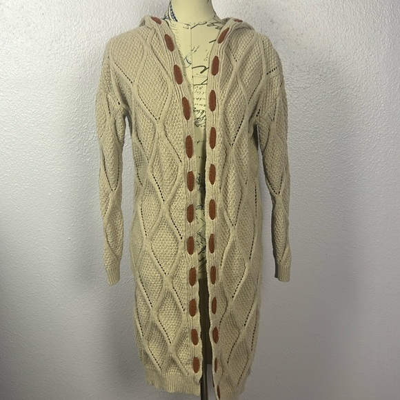 SHEIN Sweaters - Tan Long Sweater